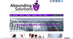 Desktop Screenshot of aboundingsolutions.com